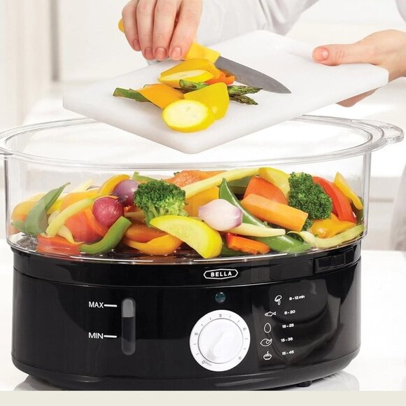 BELLA Two Tier Food Steamer - Picture 4 of 7